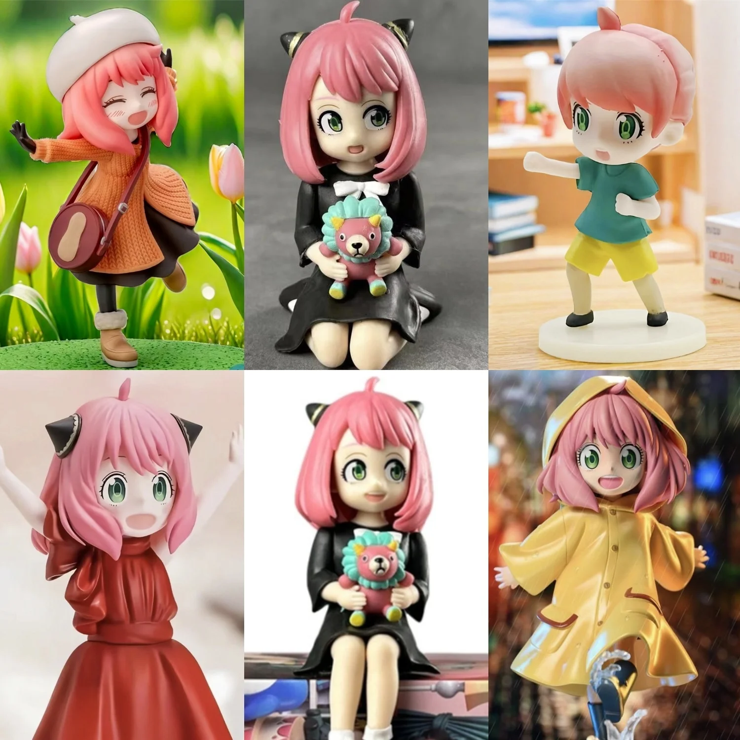 

Anime SPY X FAMILY Anya Forger Figure Cute 10-14cm PVC Action Figure Collection Model Doll Toy Figurine For Kid Birthday Gifts