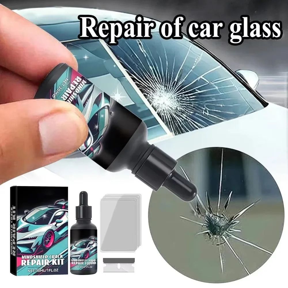 

Новый набор для ремонта трещин на лобовом стекле Magic Windscreen - средство для удаления царапин на автомобильных стеклах для легковых автомобилей, грузовиков, мотоциклов 2026