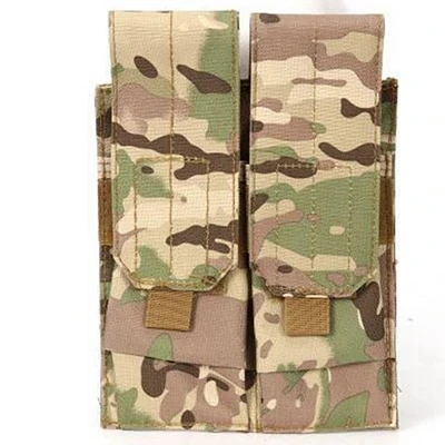Tactical Gear Dual AK 47/74 GUN Magazine Pouch AK Magazine Pouch Tactical Hunting shooting CS Combat Mag Pouch view 2