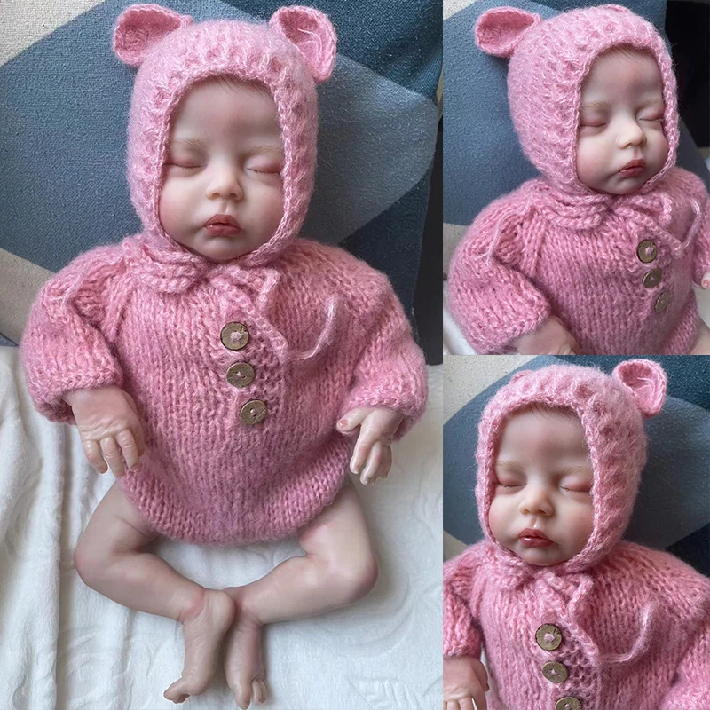 

18inch Deliah Reborn Baby Doll Newborn Soft Cuddly Body Lifelike 3D Skin with Visible Veins High Quality Handmade Doll