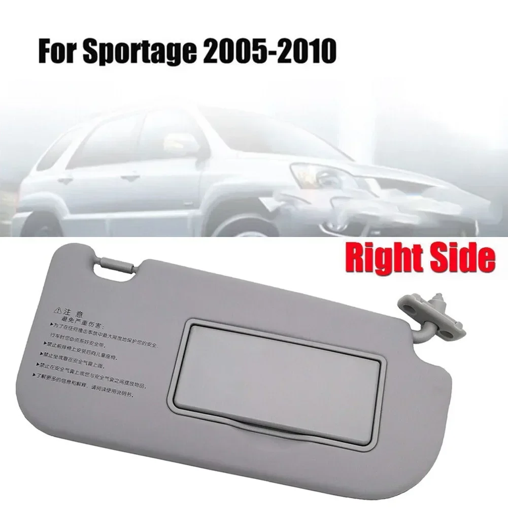 1x Sun Visor Makeup Mirror Gray Right Side For Kia Sportage 2005-2010 OE 8520103000, 85201-03000  Replacement Car Accessories