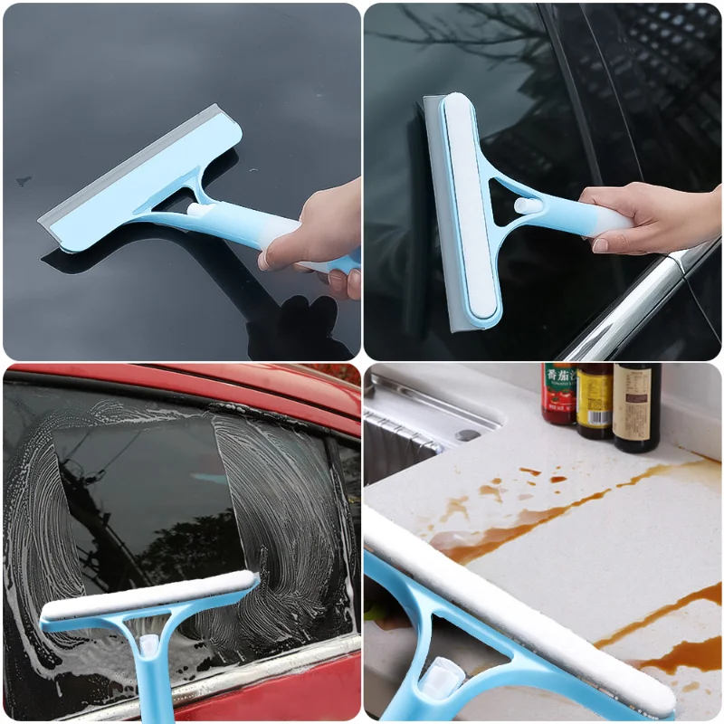 Car Window Brushes Practical Window Washing Kit 3-in-1 Car Window Squeegee Multifunctional Window Cleaning Tools Accessories