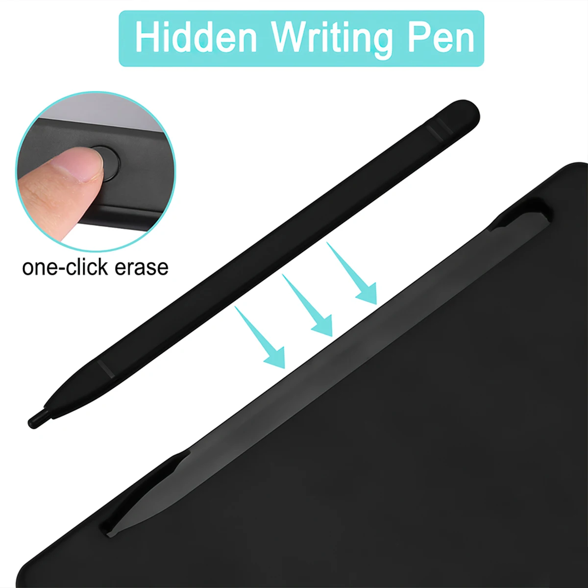 Portable Folding Scientific Calculator with 2.5 Inch LCD Screen Digital Drawing Pad LCD Writing Tablet Includes Stylus Pen