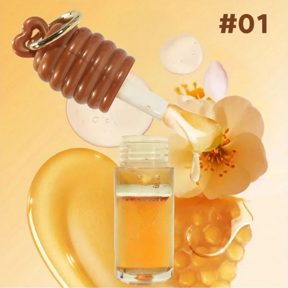 プライベートラベル リップオイル カスタムロゴ ハニーエッセンス 保湿 栄養 モイスチャーリッププライマー エッセンスオイル メイクアップ 卸売 ヴィーガン