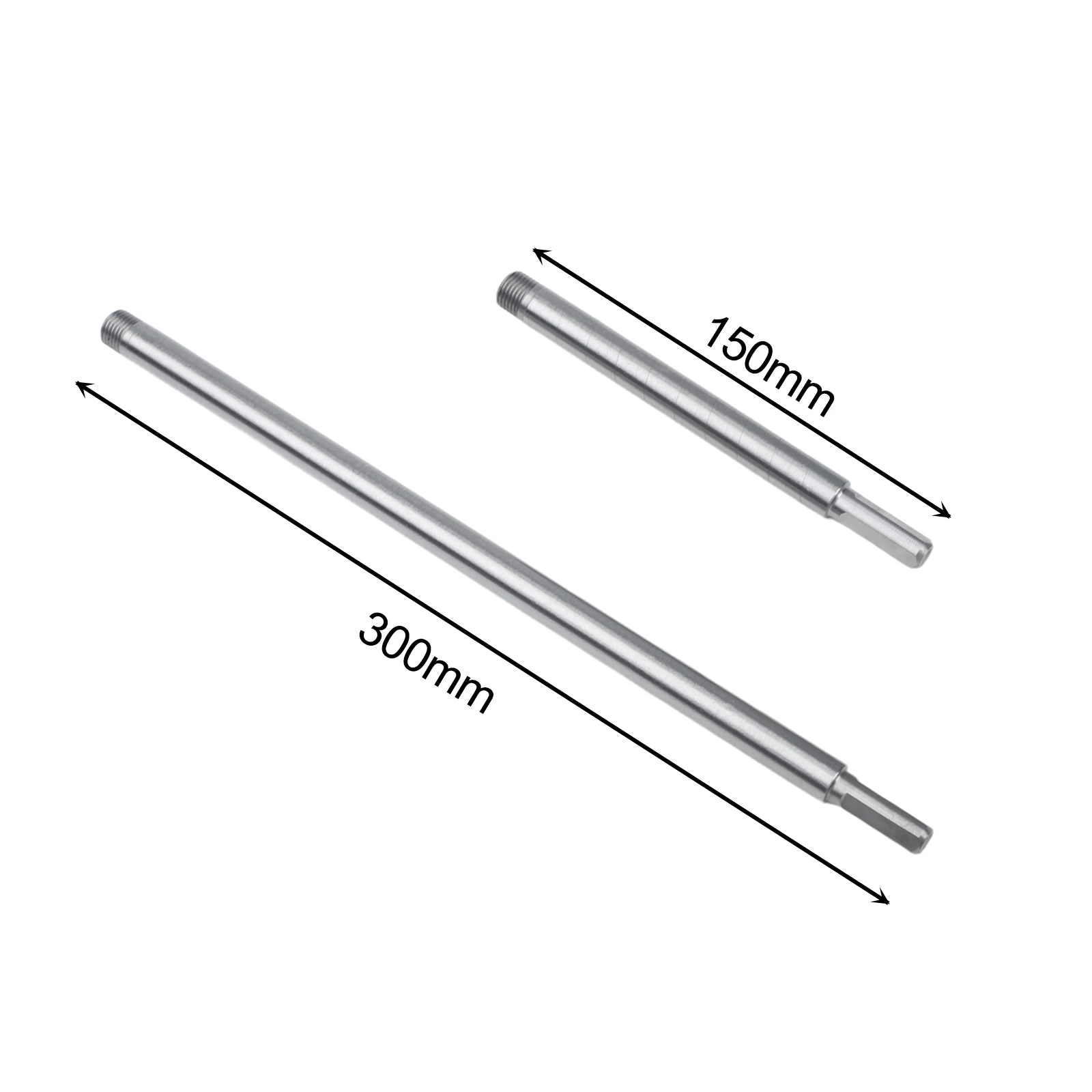 Extension Rod with Firm Triangular Handle Connection Suitable for Woodworking and Metalworking with Double Screw Lock