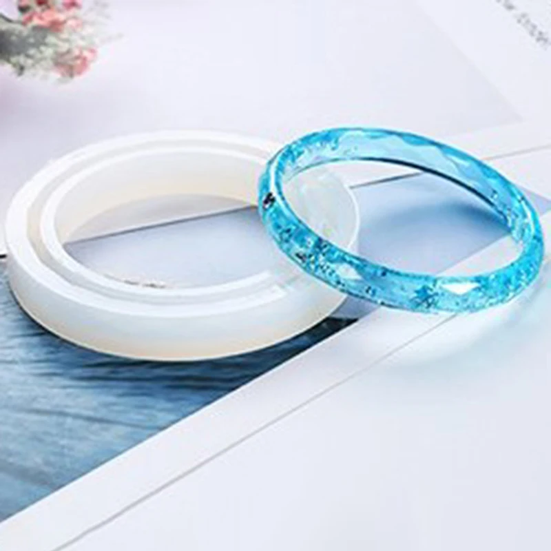 For DIY Uv Resin Bracelet Jewelry Epoxy Resin Molds For Jewelry Making Tools Transparent Silicone Mold