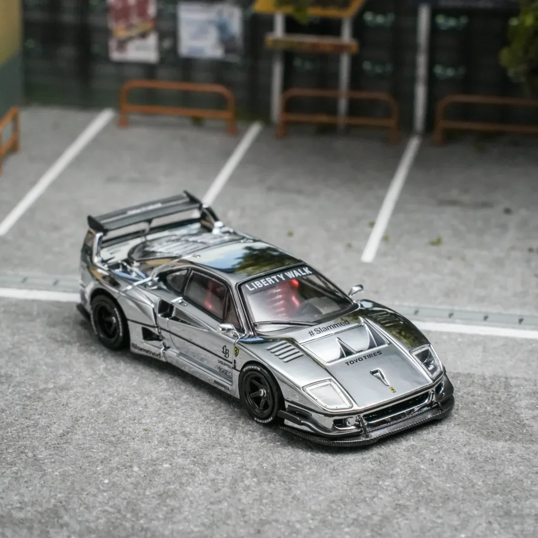 INNO 1/64 LBWK F40 pékin exposition édition alliage jouet véhicule à moteur moulé sous pression en métal modèle cadeaux