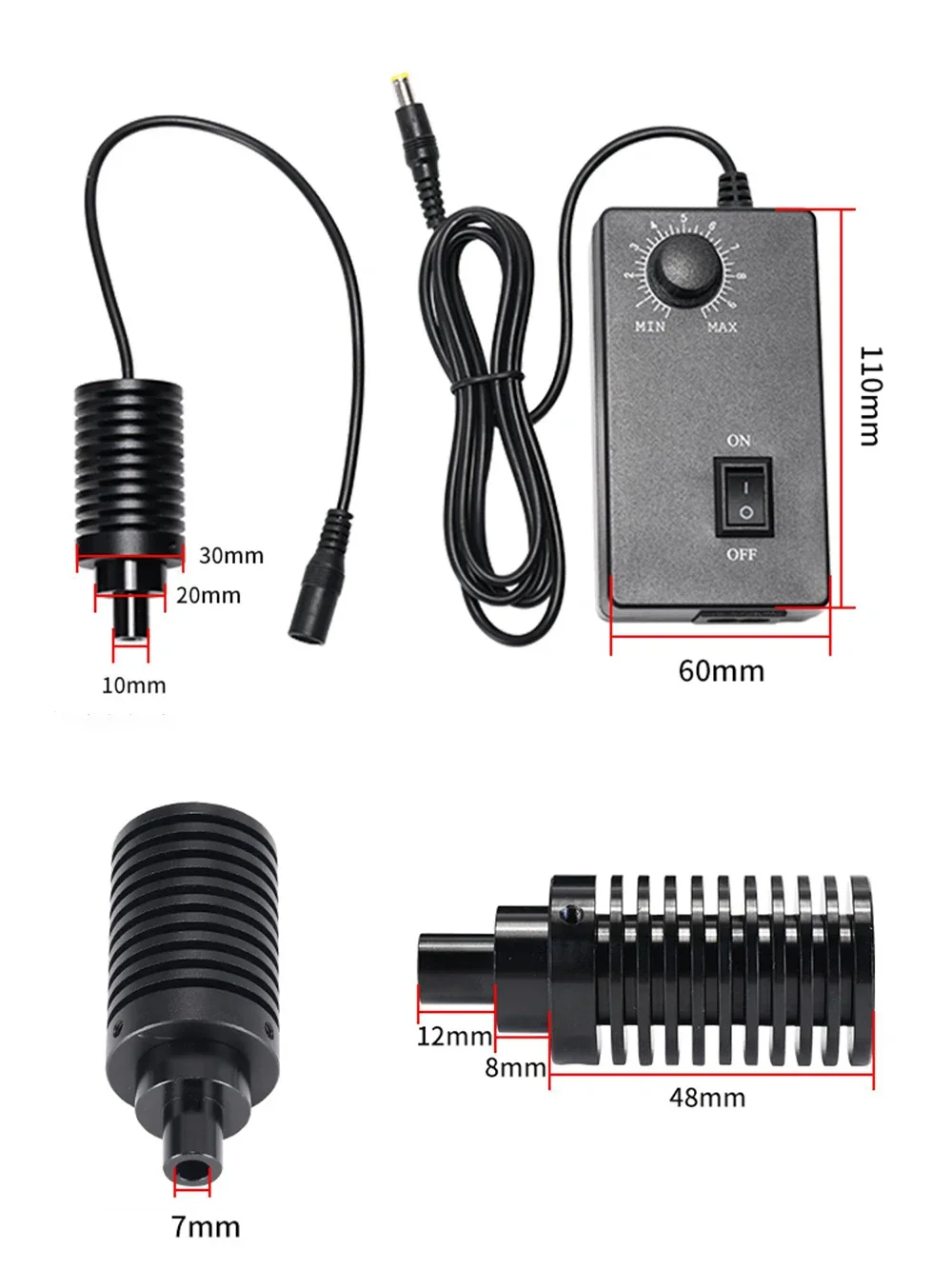 المجهر LED نقطة محورية مصدر الضوء LED حلقة ضوء بقعة ضوء مصباح الإضاءة المحورية الضوء الأبيض