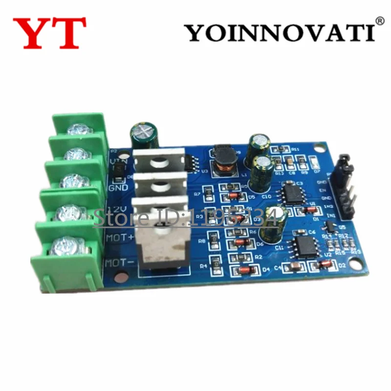 1pcs-10pcs 170W H-Bridge Motor Driver Board Module High Power DC 5-30V NMOS Brake Duty Cycle for 4 External NMOS Tubes PWM Input