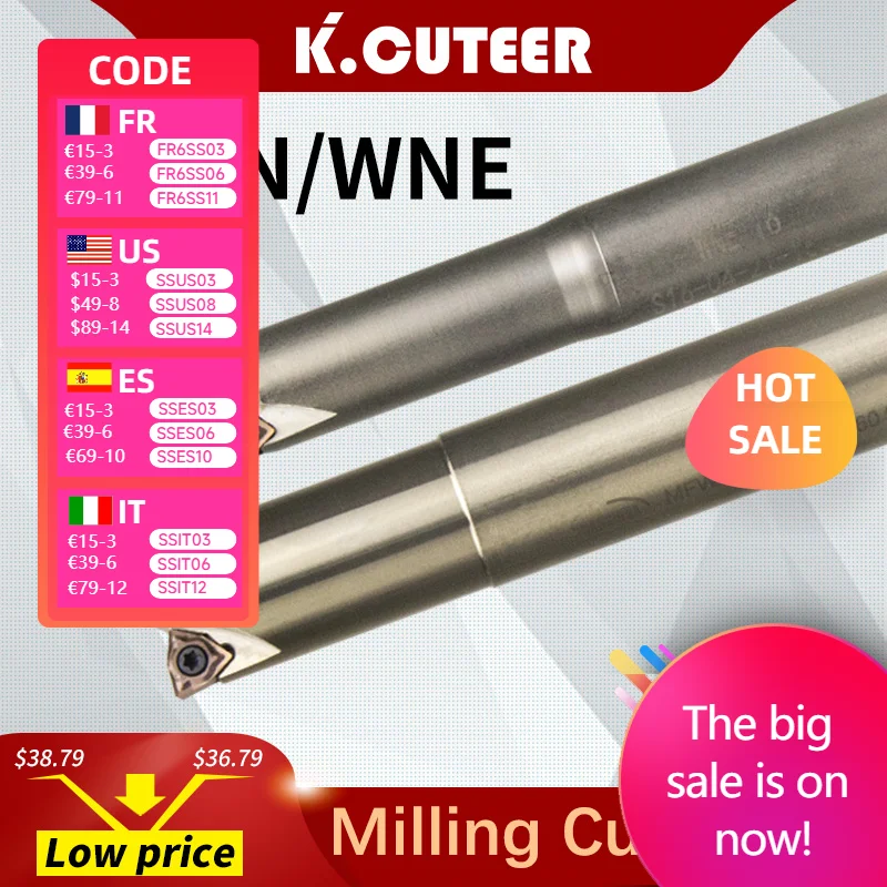 

WNE/MFWN90 160-200mm 3T CNC Tool Cemented Carbide Blade WNMG04 High Feed Fast Cutting End Milling Cutter bar