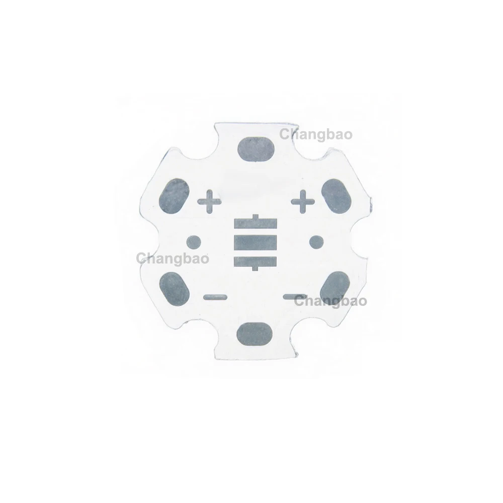 50pcs/lot 20mm 2.0W/MK High Thermal Conductivity Aluminum Substrate PCB for 3535SMD XPE/XPE2/XTE/XPG/XPG2/XPG3 High Power Leds