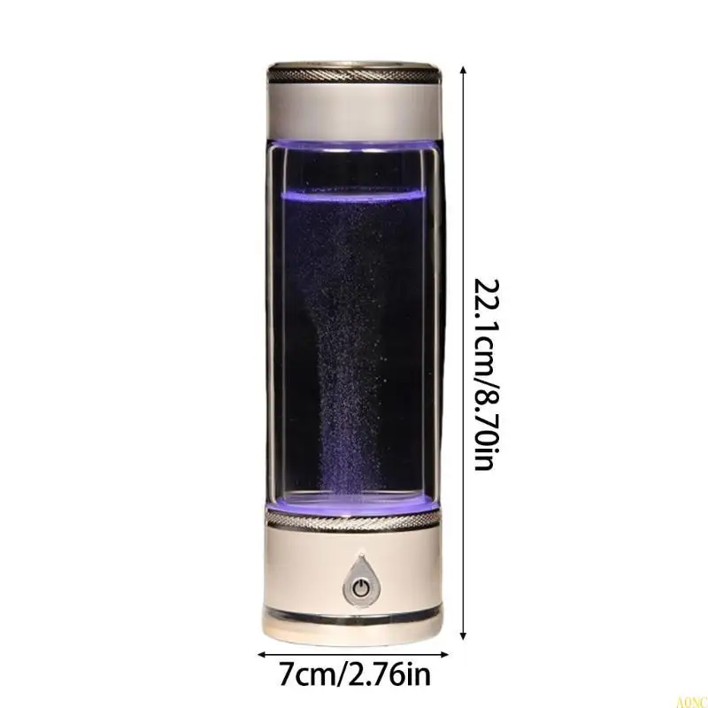 

A0NC Travel Friendly Hydrogens Water Maker 420ML Rapidly Increases Hydrogens Levels