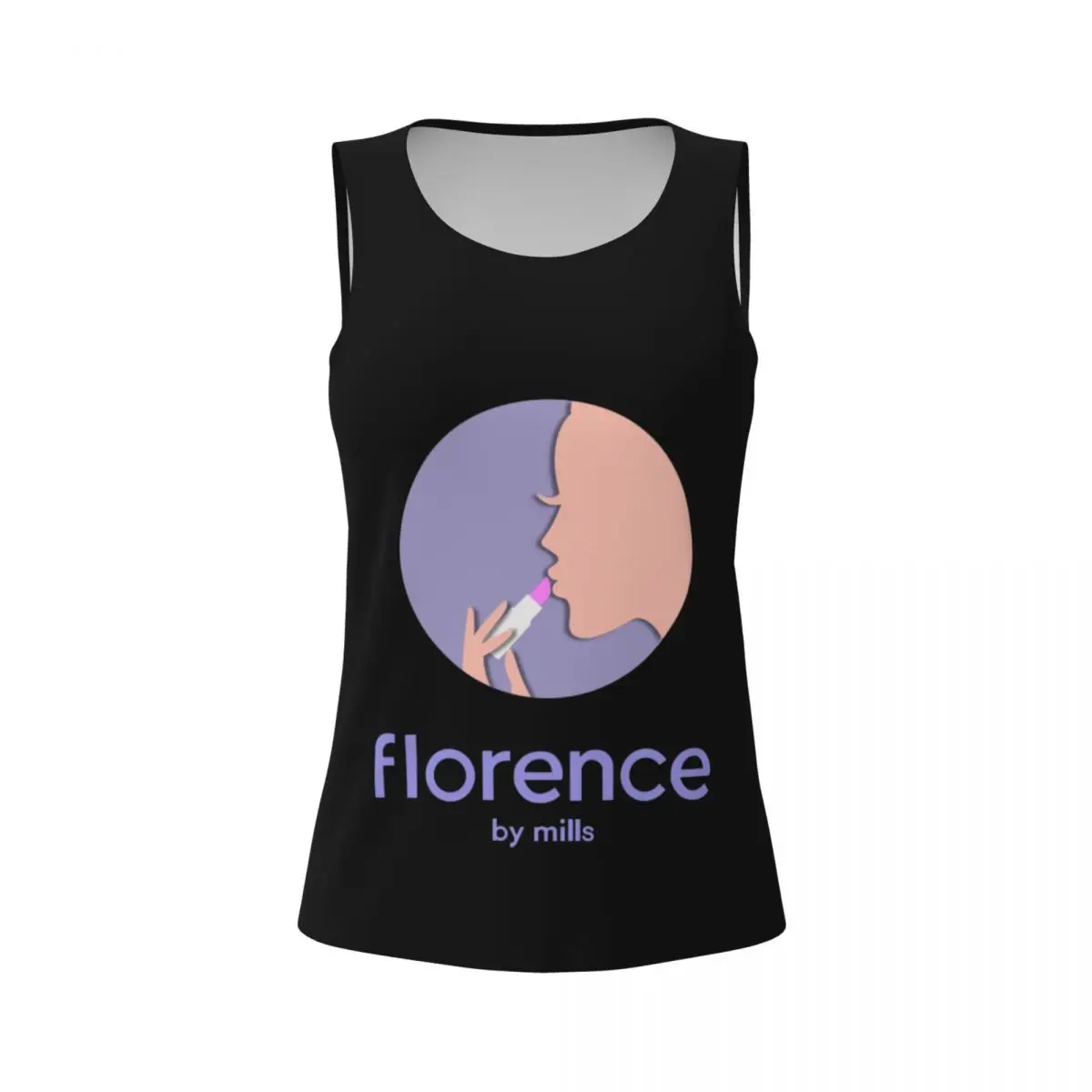 Custom Florence By Mills Yoga Tank Tops Women Workout Gym Sports Shirt