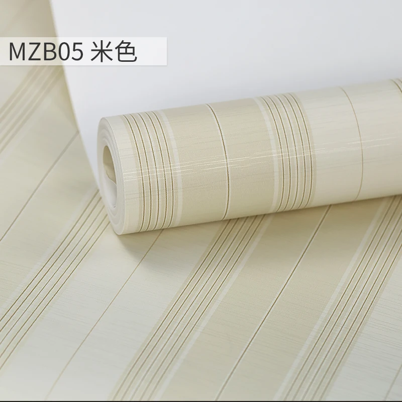 Papier Peint Modern Bedroom Wall Papers Home Decor Beige Stripe Wallpaper for Living Room Bedroom Walls Wall Cover Mural