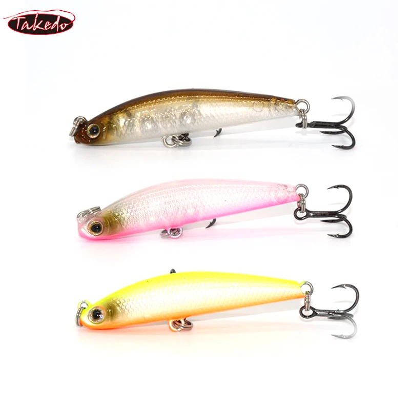 TAKEDO High Quality BP05 55mm 5g Stickbait Pencil Bait Fishing Lures Seabass Lure Hard Sinking Pencil Plastic Lure