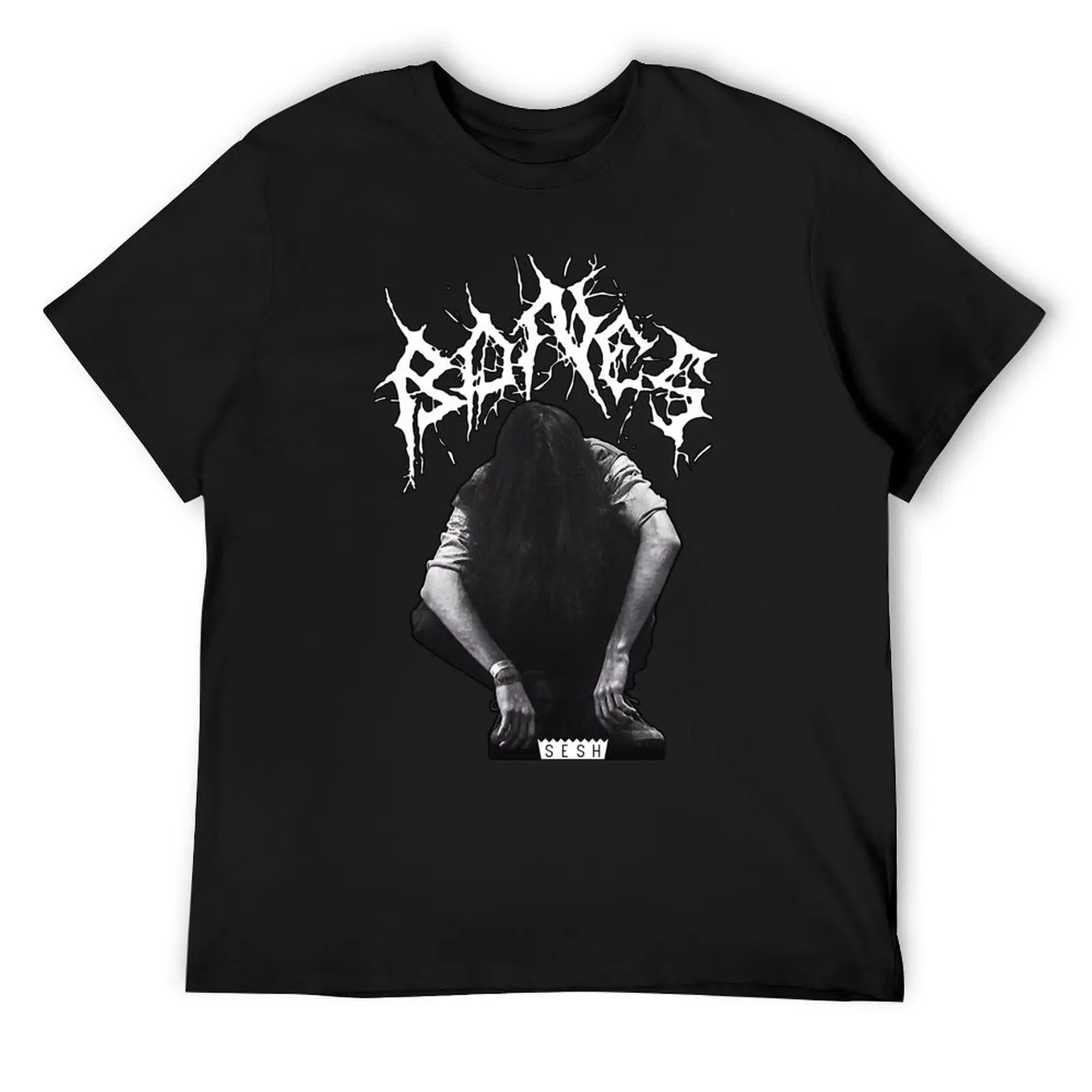 

Black Metal T-Shirt hippie clothes summer top customs design your own vintage shirts graphic tee men