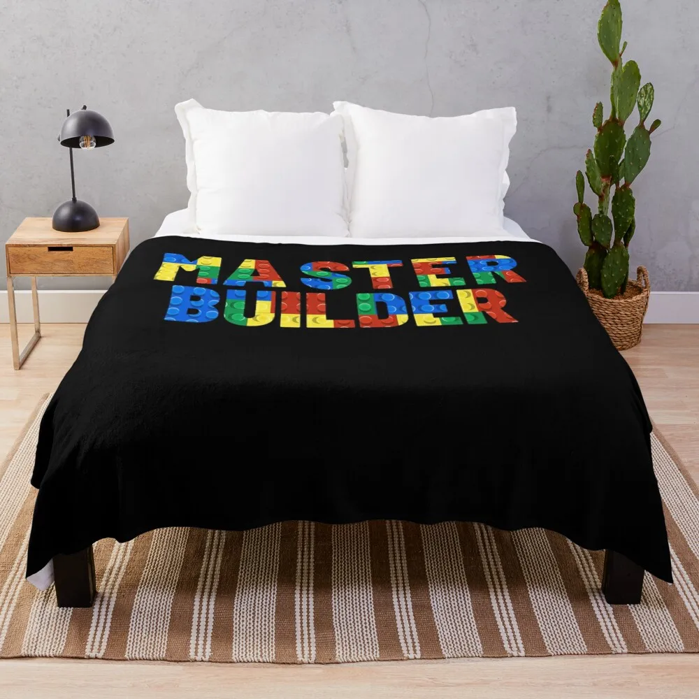 

Master builder creator - best gift idea for adults and toddler toys for boys & kids - children Throw Blanket Vintage Blankets