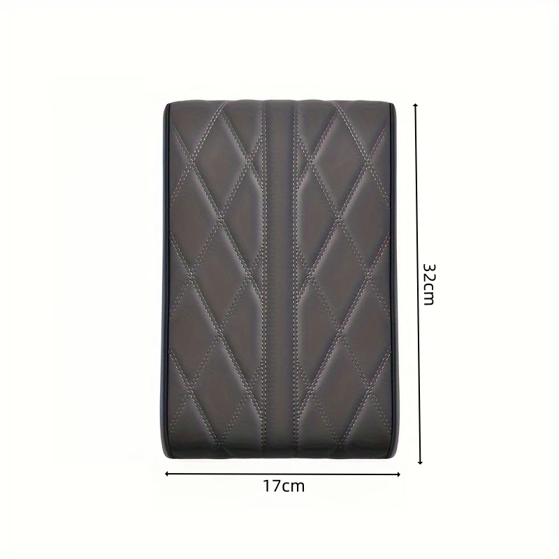 Car Armrest Box Height Pad Leather Car Armrest Pad Center Armrest Protective Cover Memory Foam Universal Sleeve