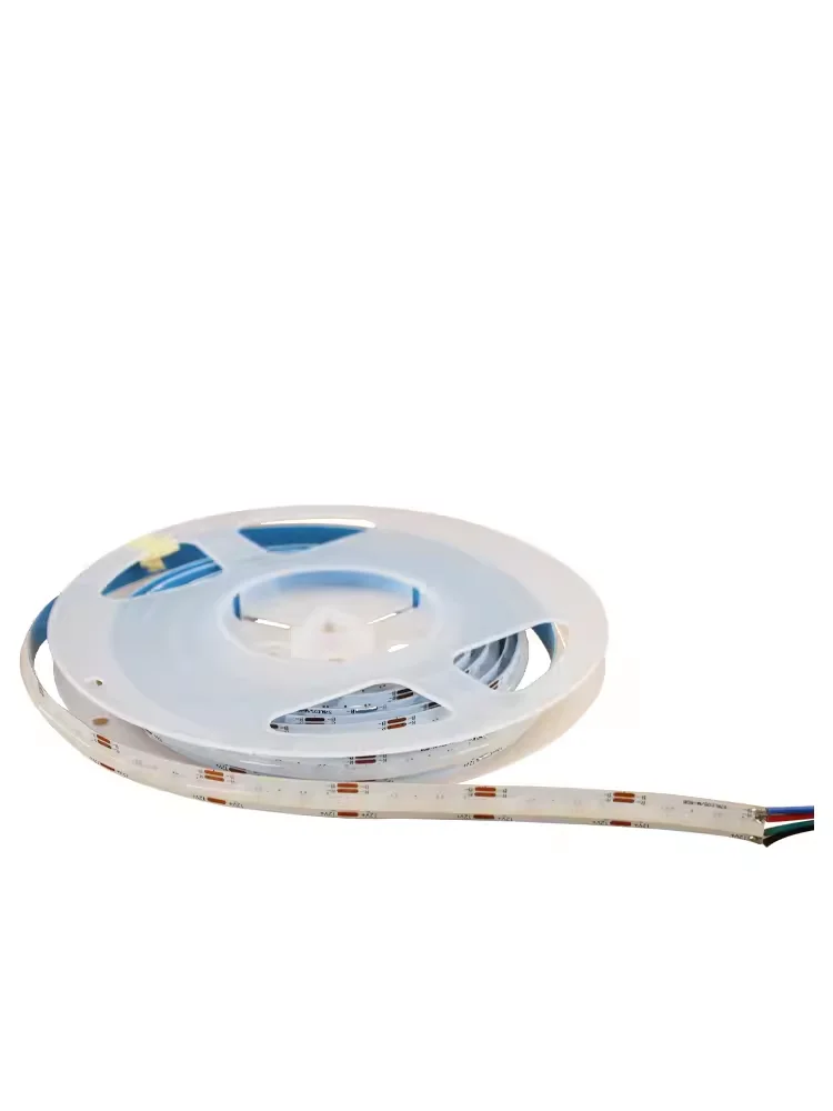 FCOB RGB LED Light Strip 10mm DC 12V 24V 14W/m 768 756 LEDs/m FOB Flexible COB Linear Lights High Density RA90 Dimmable 5m