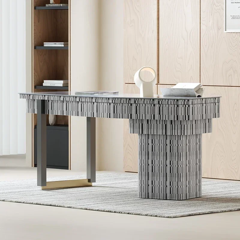 Designer light luxury simple modern home living room large workbench office desk