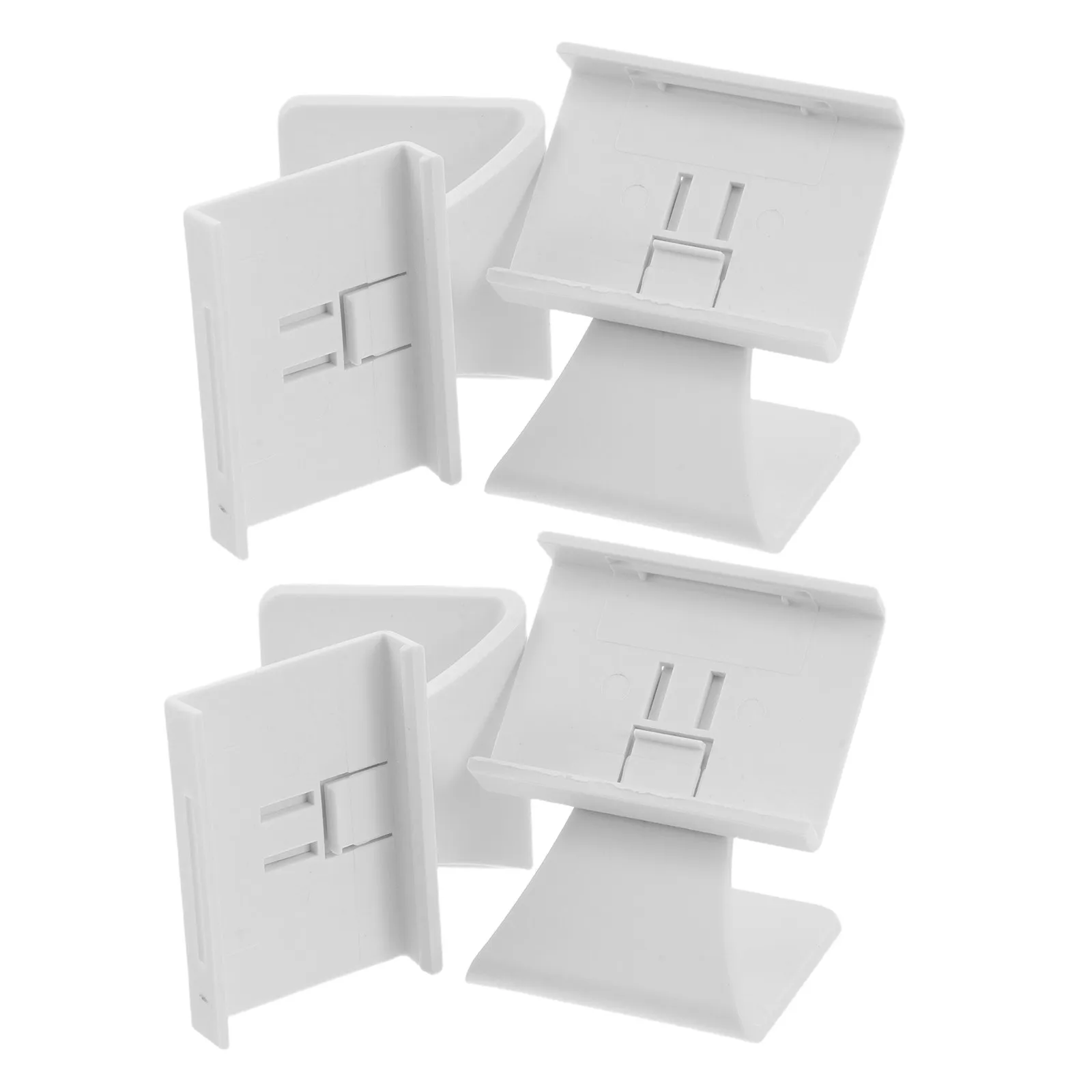 4Pcs Electronic Shelf Label Brackets Sturdy Mounting Holders for Retail Store Price Tag Display Sign Fixing Bracket Esl Holder