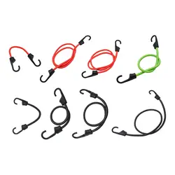 Bike Bungee Cord Elastic Band Strap with Hooks Durable Multipurpose Bungee Strap for Hiking Backpacking Outdoor Camping Travel