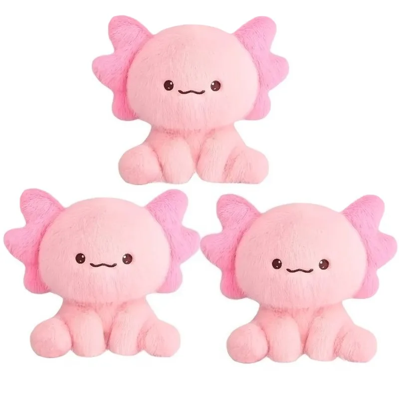 لطيف Axolotl ألعاب من نسيج مخملي Kawaii السمندر دمية لطيف الحلي محشوة دمية سوبر لينة بلوشي ألعاب حيوانات الولادة هدية ديكور المنزل #3