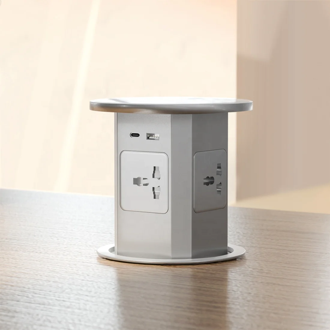 

Интеллектуальная гидравлическая подъемная розетка с универсальным/США/Великобританией/TL, четырехсторонним блоком питания, скрытая установка