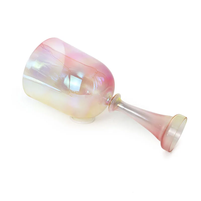 Colorful Gradient Crystal Singing Bowl Crystal Bowl Yoga Healing Singing Bowl Percussion Instrument Chanting Bowl Music Bowl