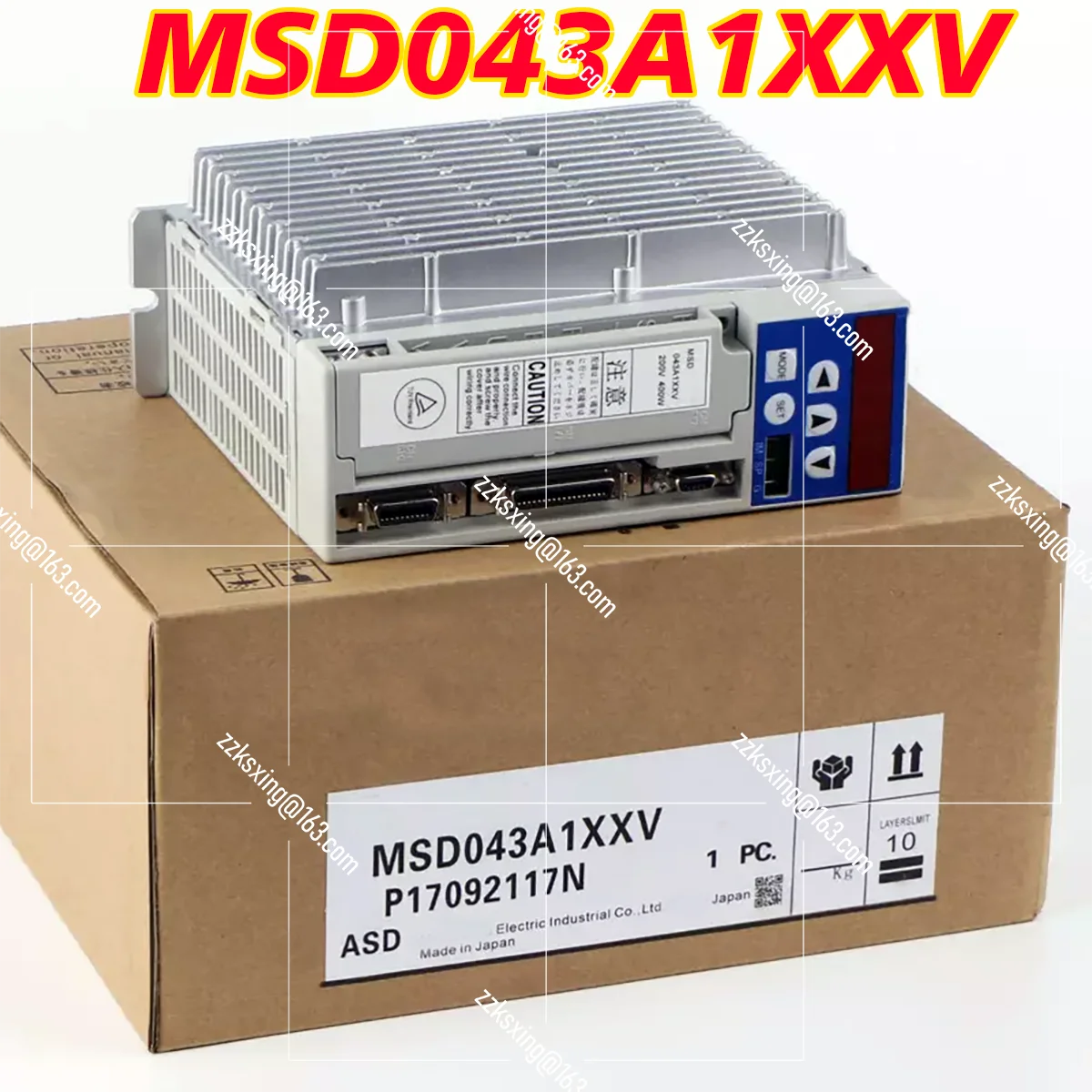 

Brand New MSD043A1XXV Original In Box AC Servo Driver