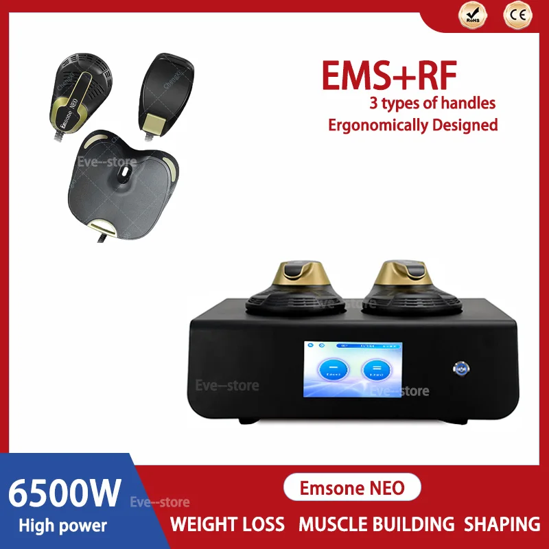 

6500 Вт Emsone NEO электромагнитный стимулятор мышц с 2 ручками, оборудование для наращивания мышц тела, фитнес-машины