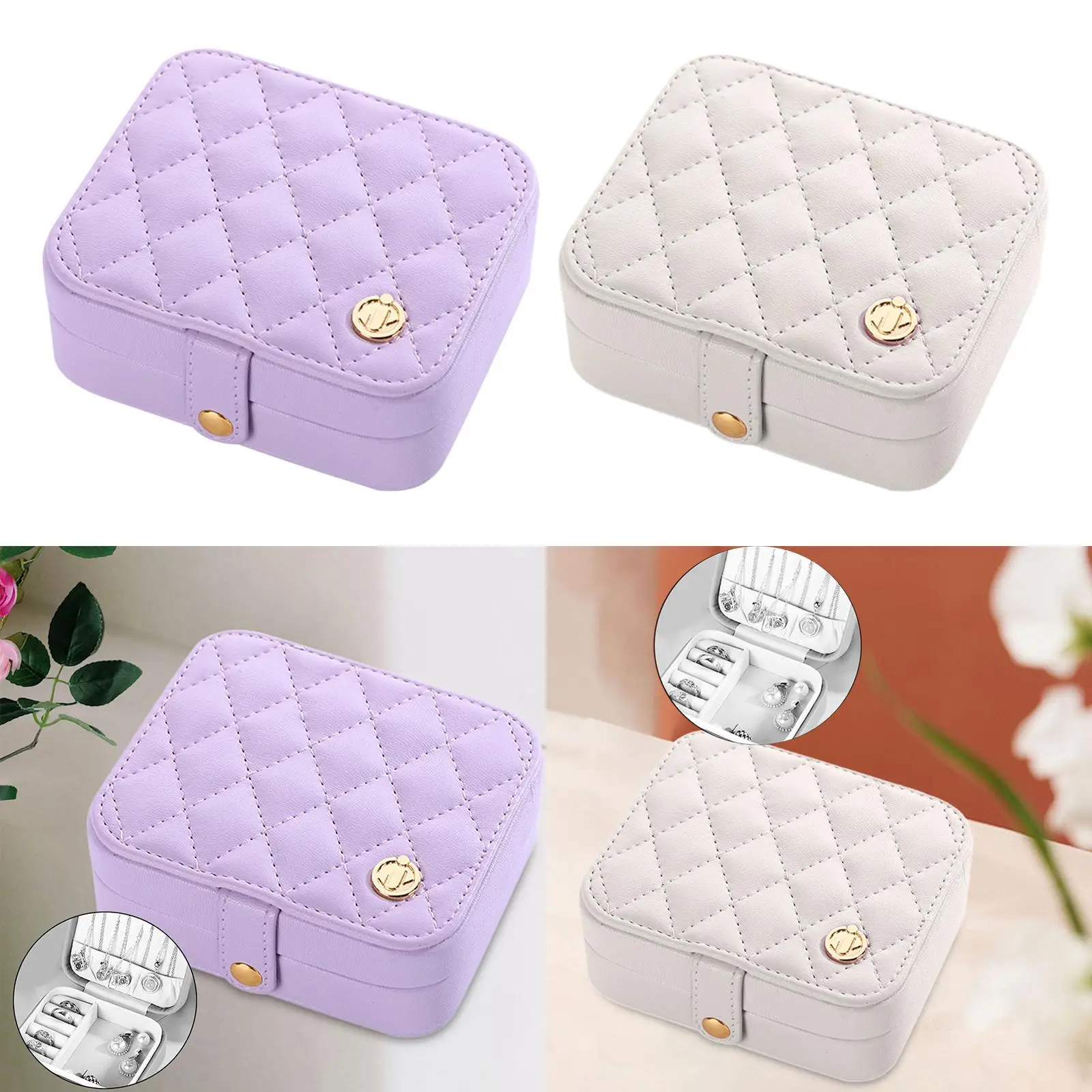 

Small Jewelry Storage Box Travel Accessories for Women High Capacity Gift Idea