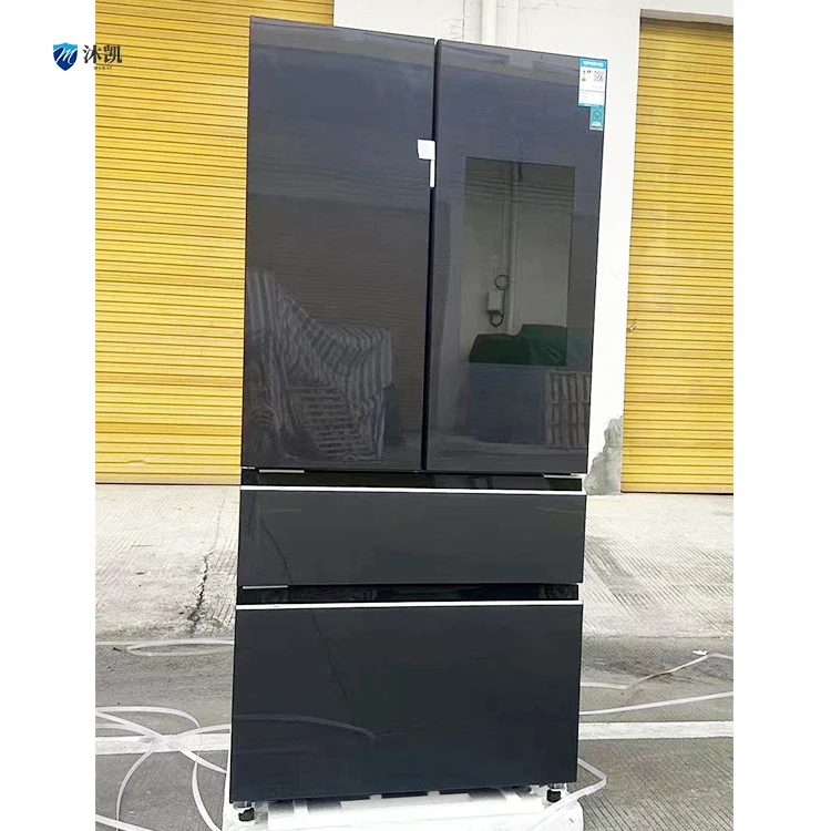 ثلاجات ذكية عالية الجودة 680L من الفولاذ المقاوم للصدأ 4 أبواب ثلاجات باب فرنسي مع شاشة
