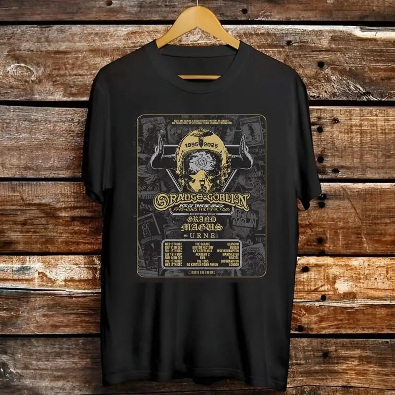 Orange Goblin Band The Final Tour Hellfest Music T Shirt Full Size S 5Xl