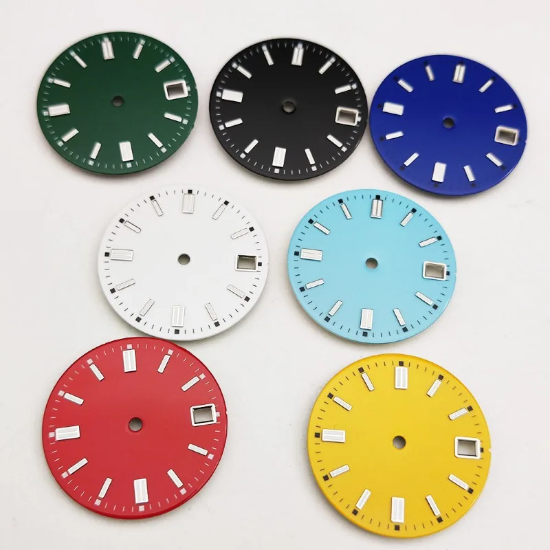 For 28.5mm Watch Dial, Enamel Luminous, Fit NH35/36/4R Movement