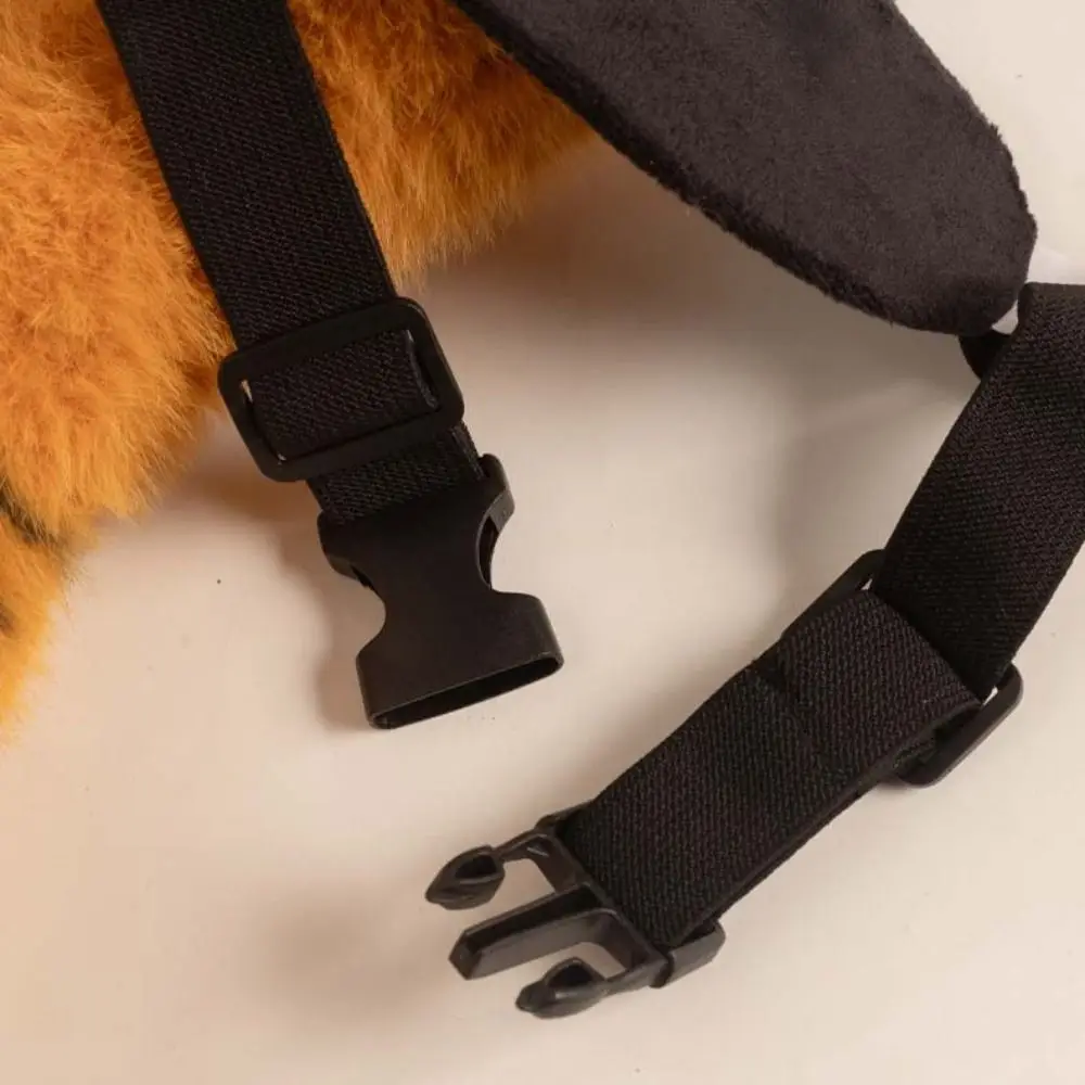 

Lovely Tiger Head Tail Tail Design Charming Design Tiger Tail Costume Accessory 45cm Eye-Catching Design Animal Tail Prop