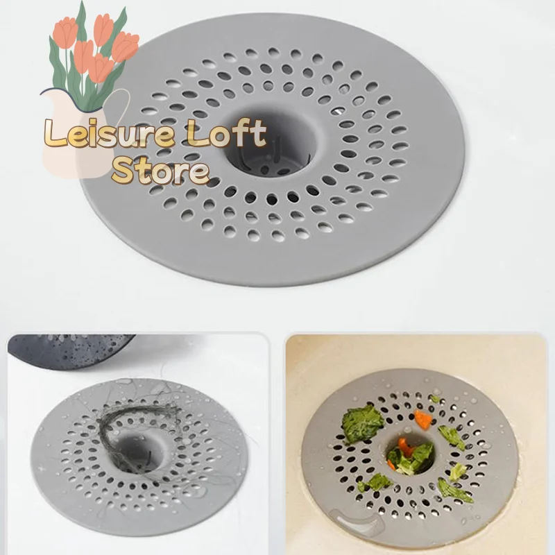 

Silicone Drain Strainer Hair Catcher With Drain Holes Perfect For Bathroom Or Kitchen Use Shower Drain Hair Catcher