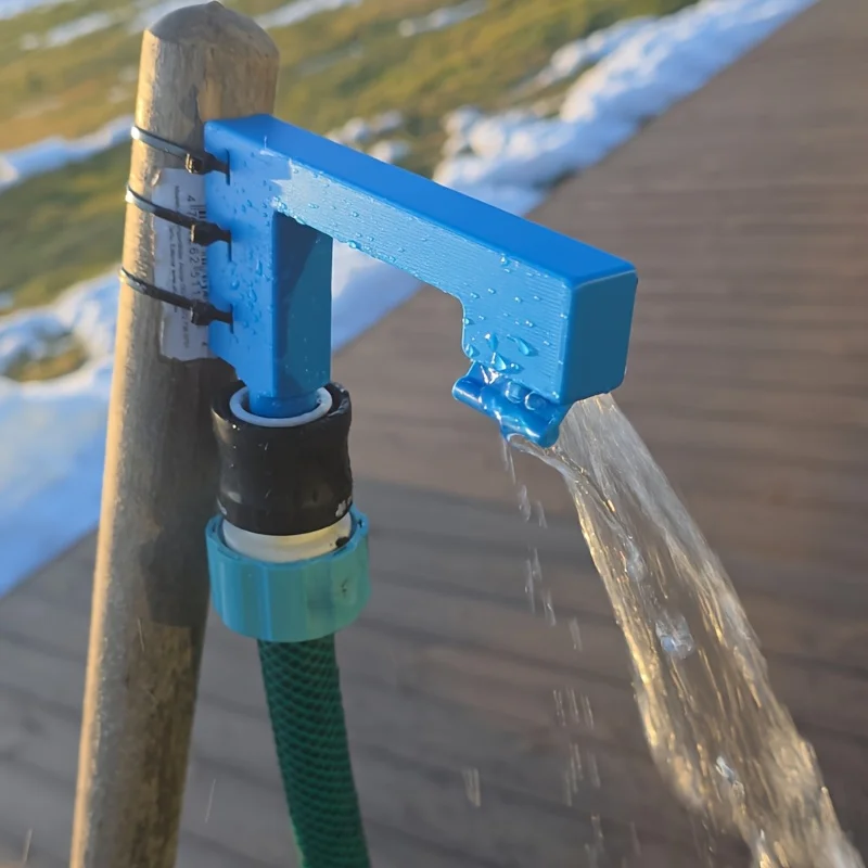 1pcs Gutter Cleaning Tool Set - No Ladder Needed, Easy Install with 9 Zip Ties, Universal Hose Attachment for Safe, Fast Roof D