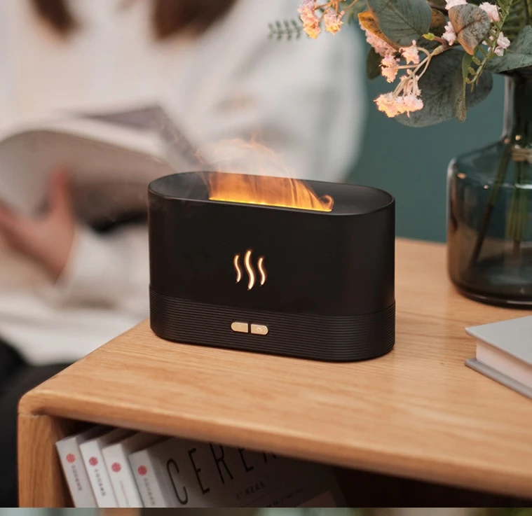Creative simulated flame aromatherapy machine Full automatic spray aromatherapy machine Home office bedroom mini aromatherapy ma