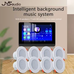 Amplificatore audio Smart Home Theater WiFi Bluetooth Pannello musicale Android da parete Mini altoparlante stereo da soffitto Set Hotel residenziale