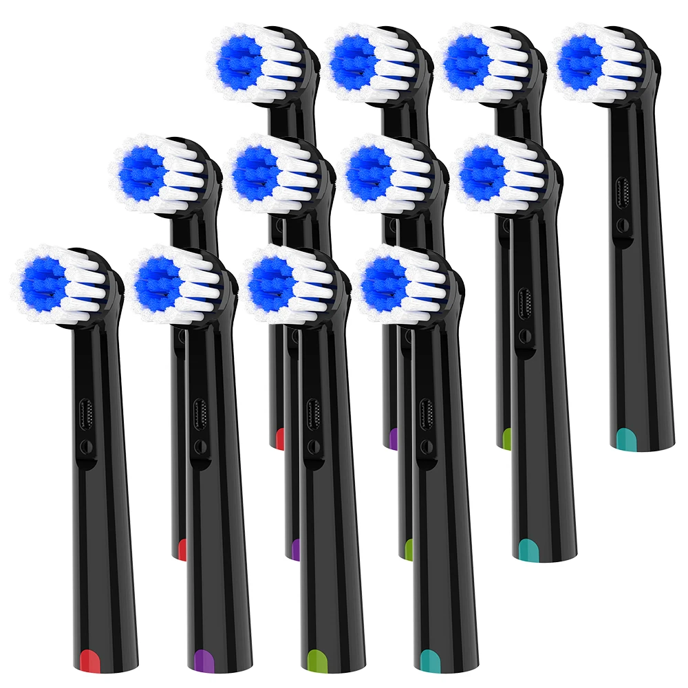 Vervangende borstelkoppen met zachte borstelharen, compatibel met de Oral B elektrische tandenborstel, voor Pro 1000 100 1500 500 (verpakking van 4/12/20)