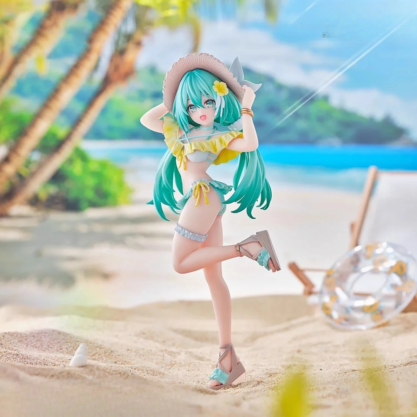 

21 см Hatsune Miku купальник фигурка сексуальная элегантная модель Kawaii Коллекционная девушка классические модели дисплея аниме художественный декор подарок