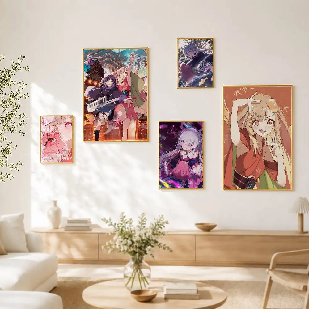 Cosmic Princess K-Kaguya Waterproof Self-adhesive HD Poster Wall Sticker Home Decor Gift