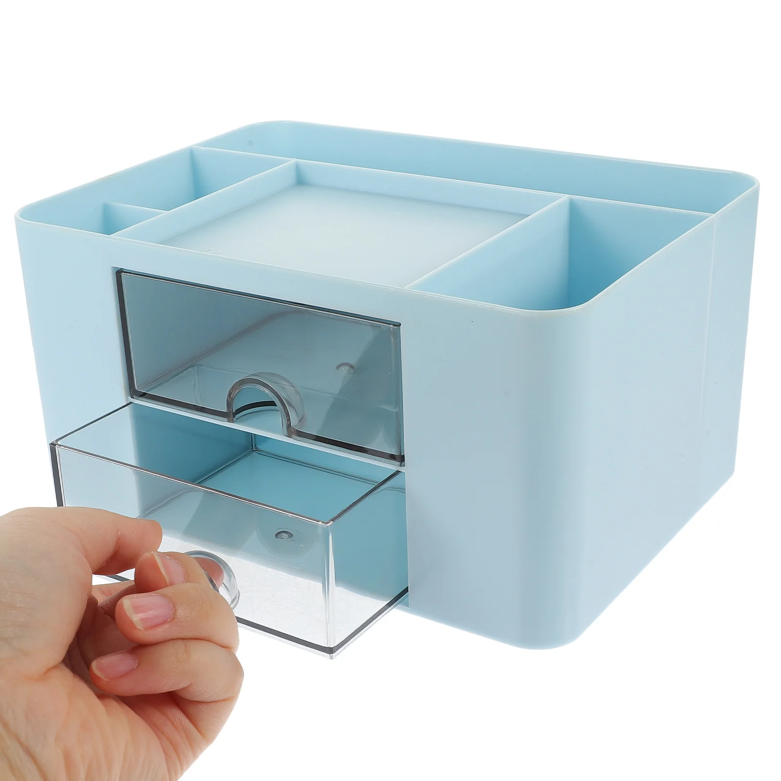 

Drawer Style Stationery Organizer Box Multi-Layer Desktop For Office Home School Large Capacity Plastic Drawers Storage