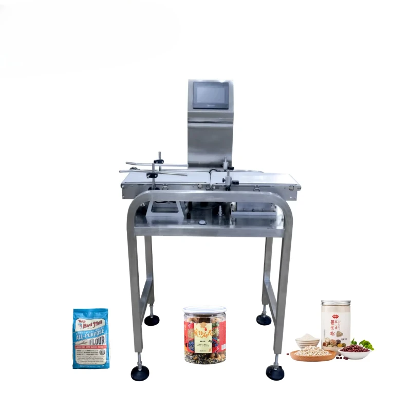 Tin can/bag/can/bottle weight check meets standard weight sorting scale