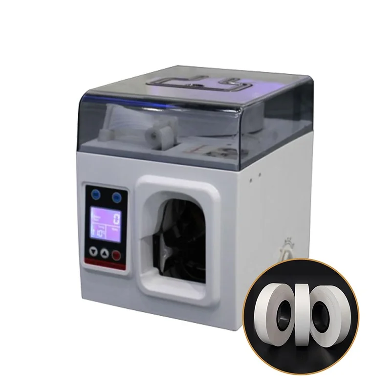 ZB-100 Mini Banknote Strapping Machine Automatic Banknote Strapping Machine 30mm Paper Strapping Machine