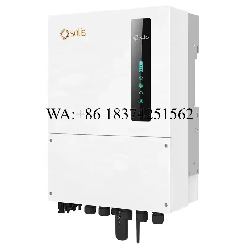 Wmwmnu for Solis 3kw Solar Energy System for Boats Complete with 20kw Lithium Battery and Hybrid Inverter for Home Use