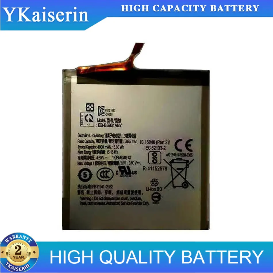 

4000Mah Mobile Phone Battery High Performance EB-BS931ABY For Samsung Galaxy S25 S9310 Durable