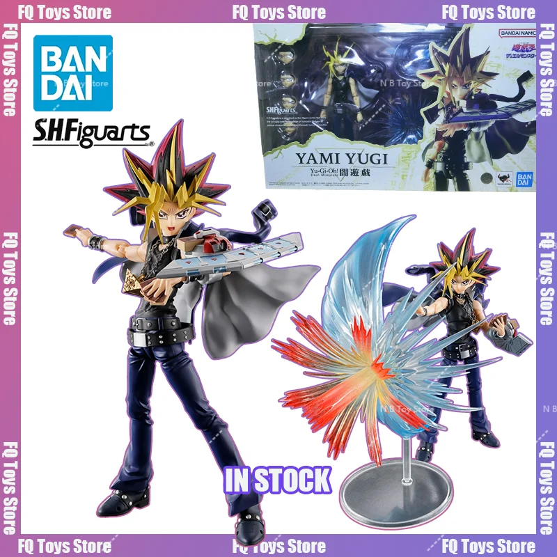 

100% оригинал BANDAI Yu-Gi-Oh! Duel Monsters S.H.Figuarts SHF YAMI YUGI 16 см экшн-коллекция фигурок модель игрушки