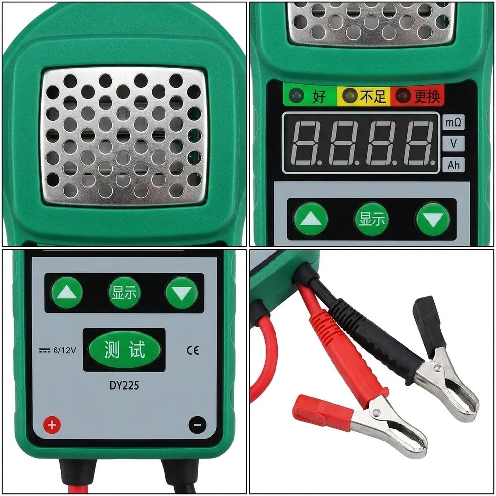 DY225 For Battery Tester Tool for Electric Vehicle Maintenance - Tests For Battery Health Internal Resistance Charging Status